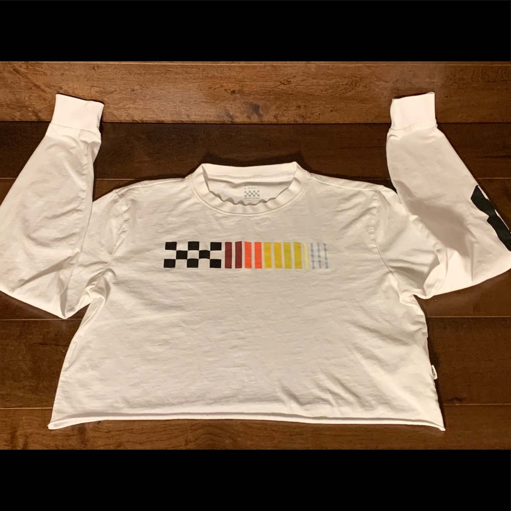 Vans long sleeve crop tee